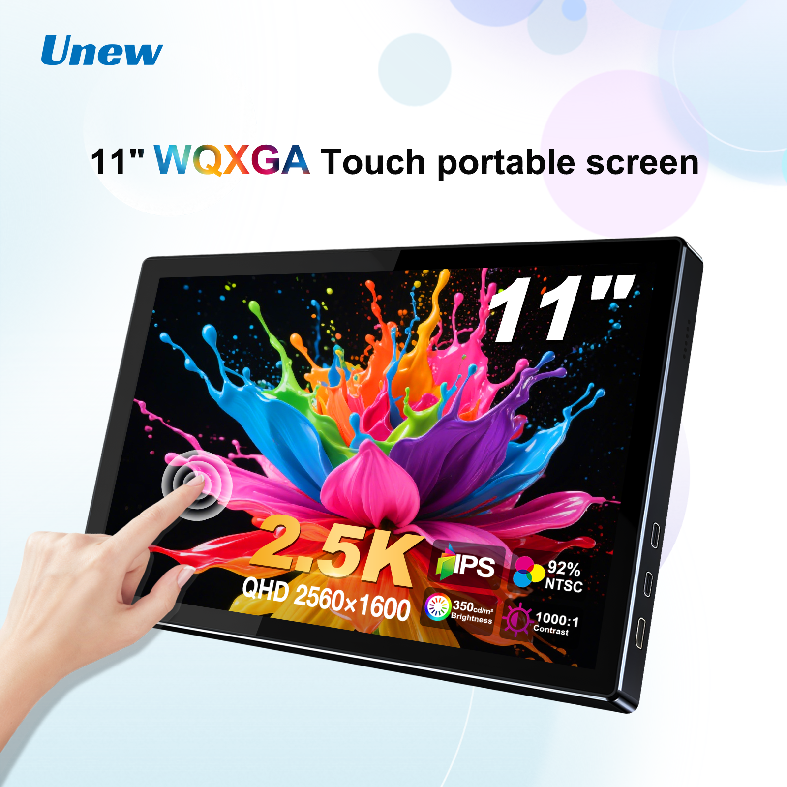 Crt Monitor Stand - Unew 11 inch Portable Touch Monitor