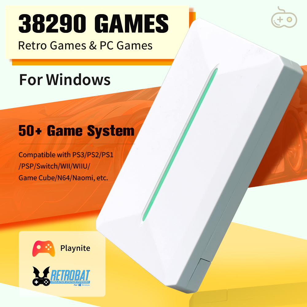 Retro Gaming For Windows - Retro Gaming External Hard Disk For
