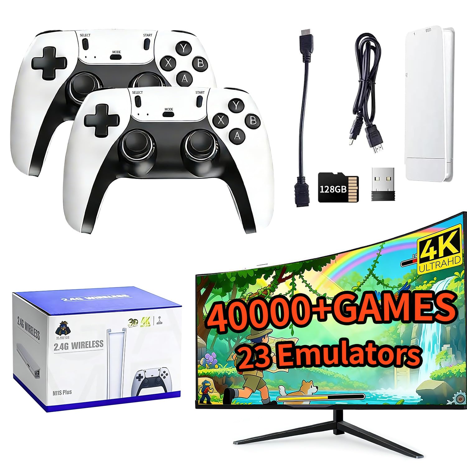 2026 Retro Gaming Console, 4K  - огляд і ціна Retro Gaming Game Stick