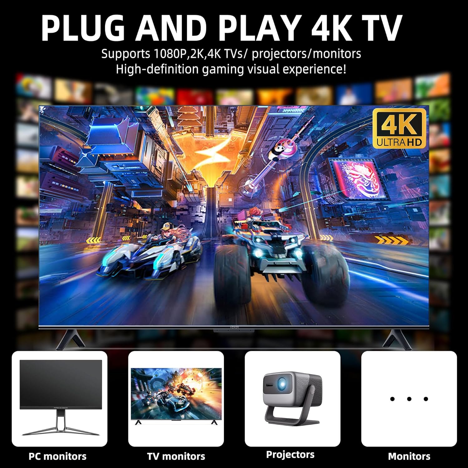 2026 Retro Gaming Console, 4K  - огляд і ціна Retro Gaming Game Stick