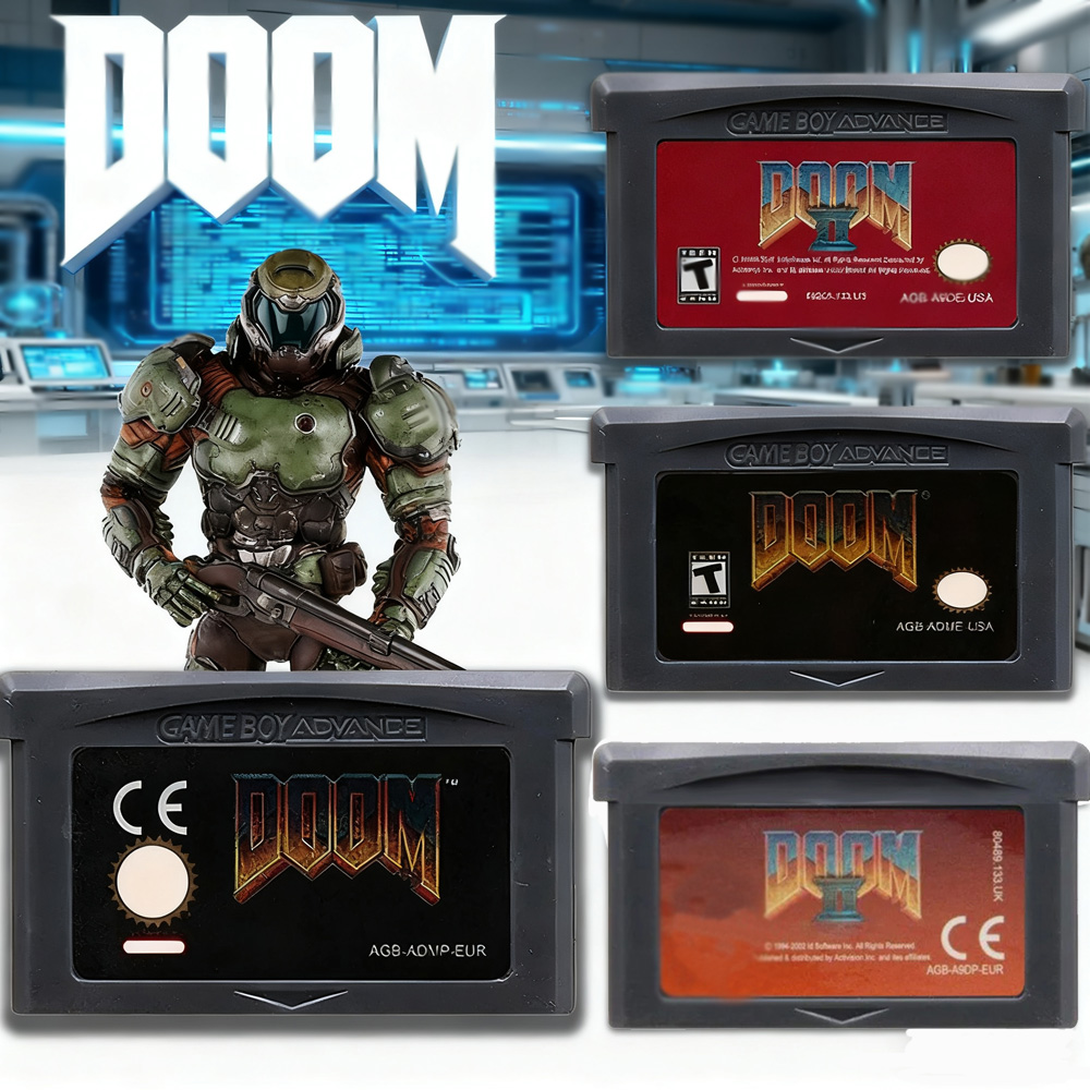 DOOM Series 32 Bit GBA Game Ca - огляд і ціна Retro Gaming Handheld