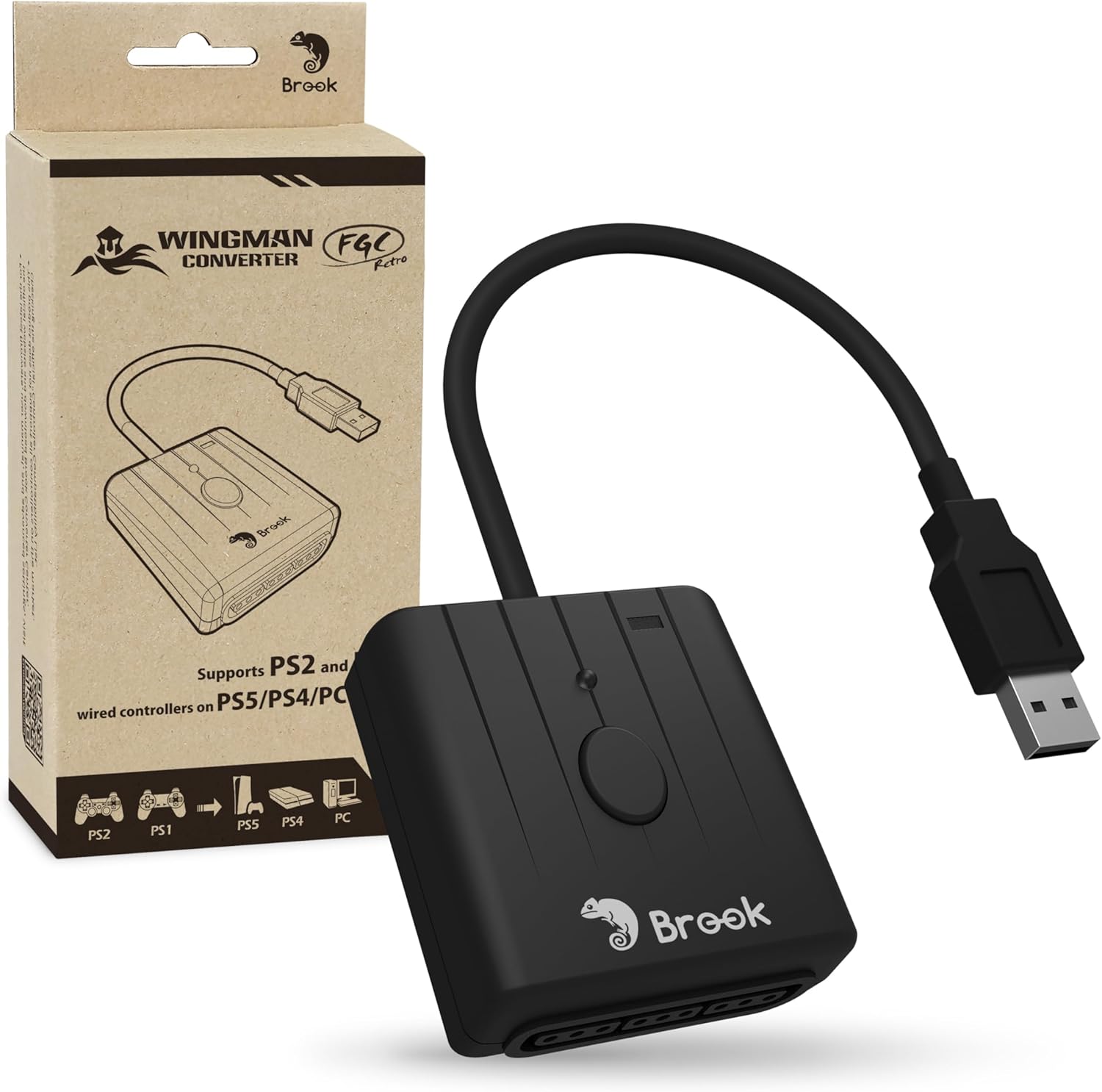 Brook Wingman FGC Retro PS 1/P - огляд і ціна Retro Gaming Game Stick