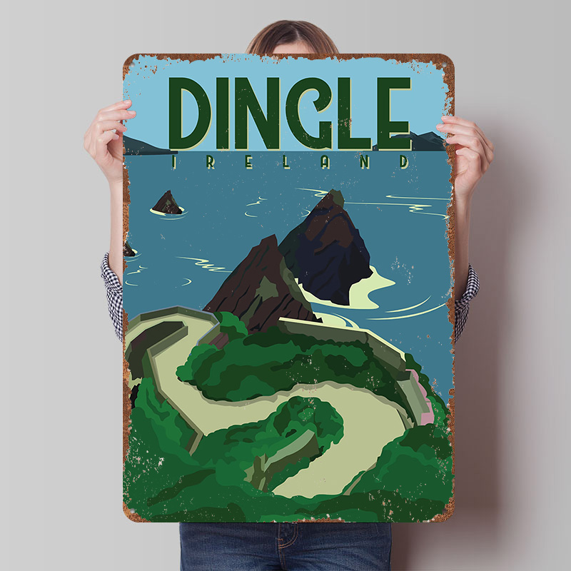 Dingle Ireland Travel Printed  - огляд і ціна Retro Gaming Ireland