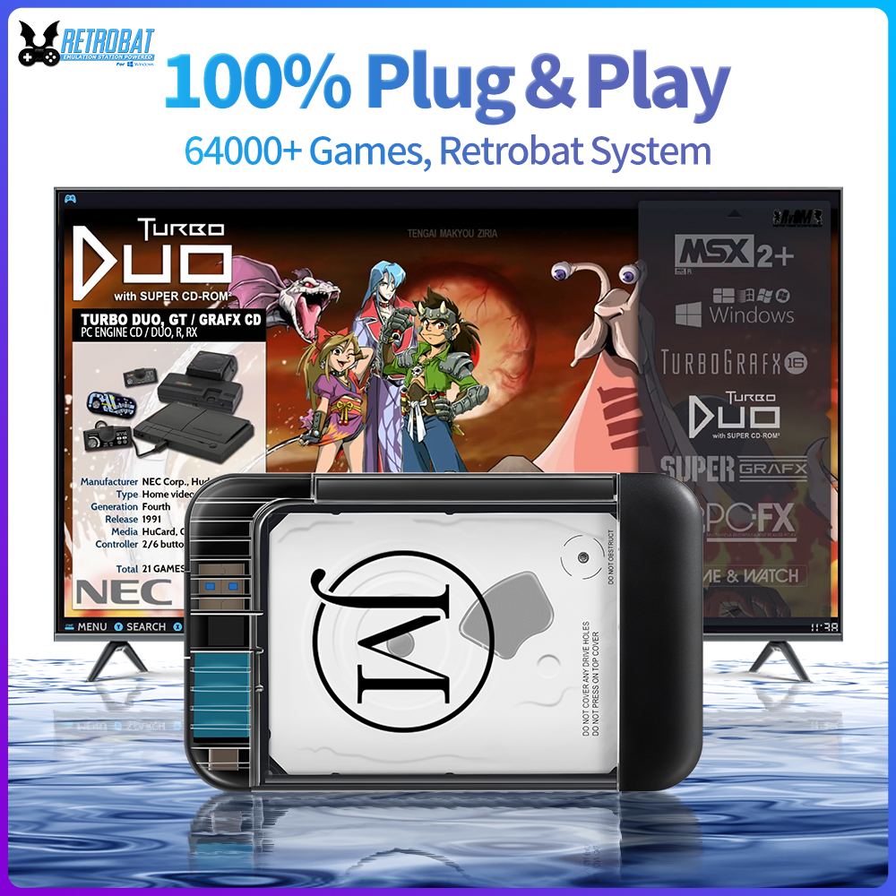 RETROBAT Portable 500G Gaming  - огляд і ціна Retro Gaming For Windows