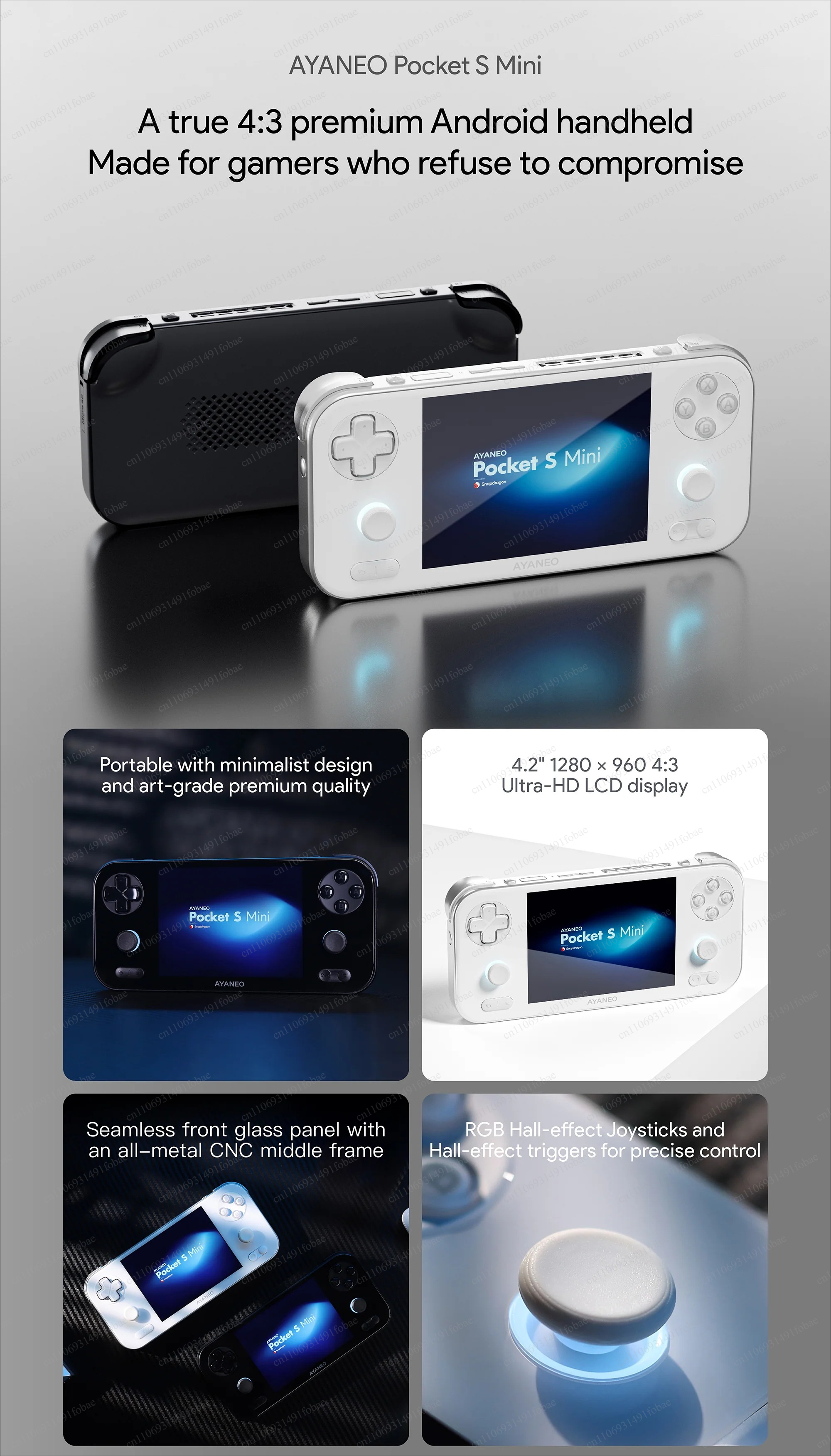 AYANEO Pocket S Mini Retro Han - огляд і ціна Retro Gaming Handheld