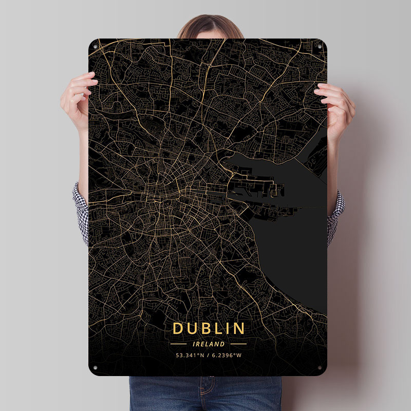 Dublin Ireland Poster Wall Art - огляд і ціна Retro Gaming Ireland