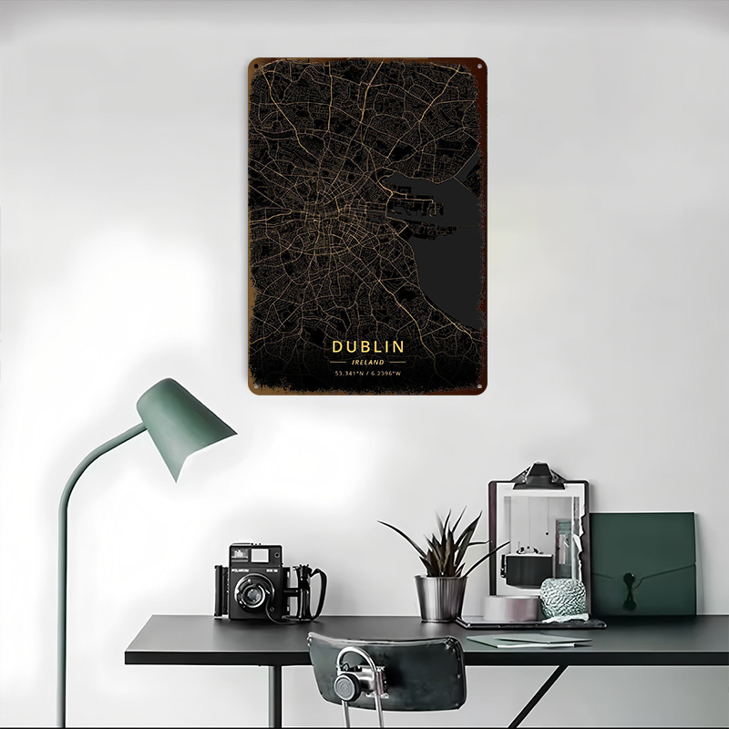 Dublin Ireland Poster Wall Art - огляд і ціна Retro Gaming Ireland