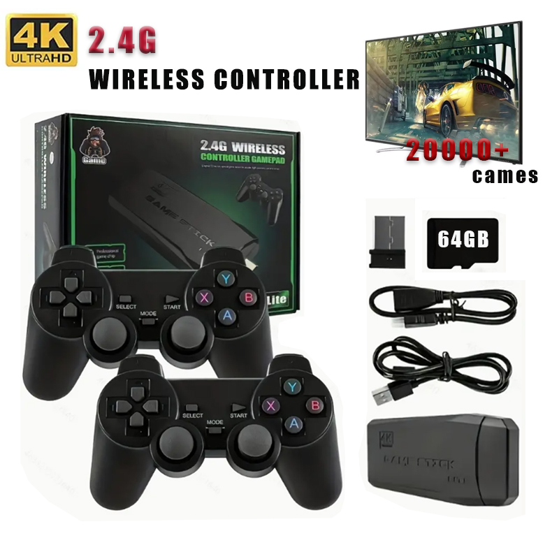 Wireless Video Game Stick 2.4G - огляд і ціна Retro Gaming Game Stick