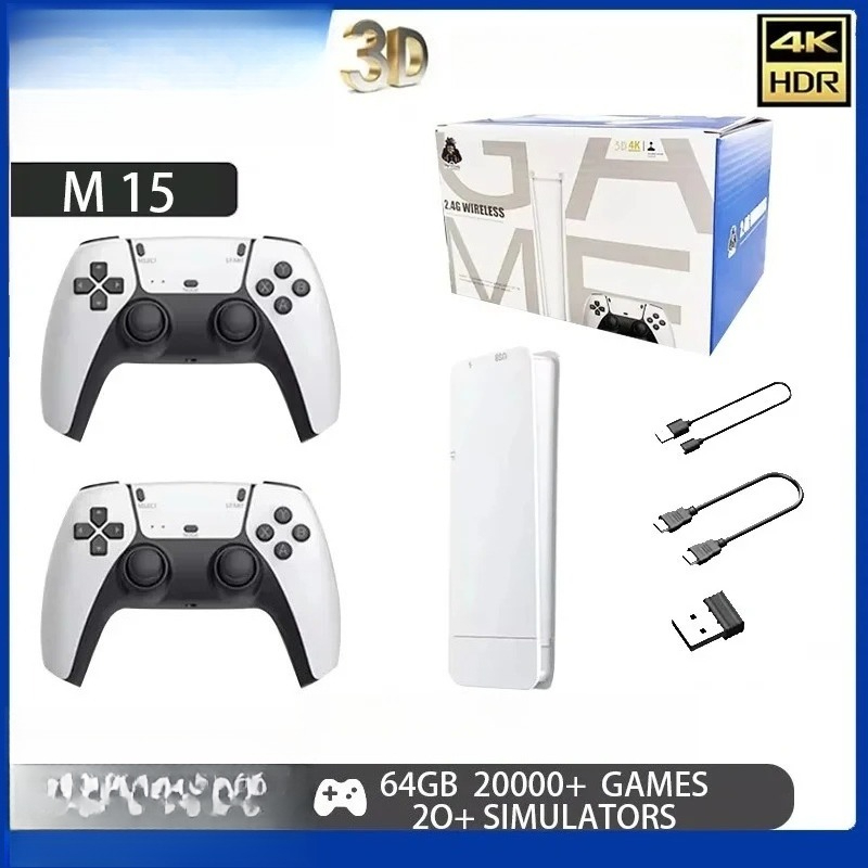 M15 4K Retro Gaming System 64G - огляд і ціна Retro Gaming Game Stick