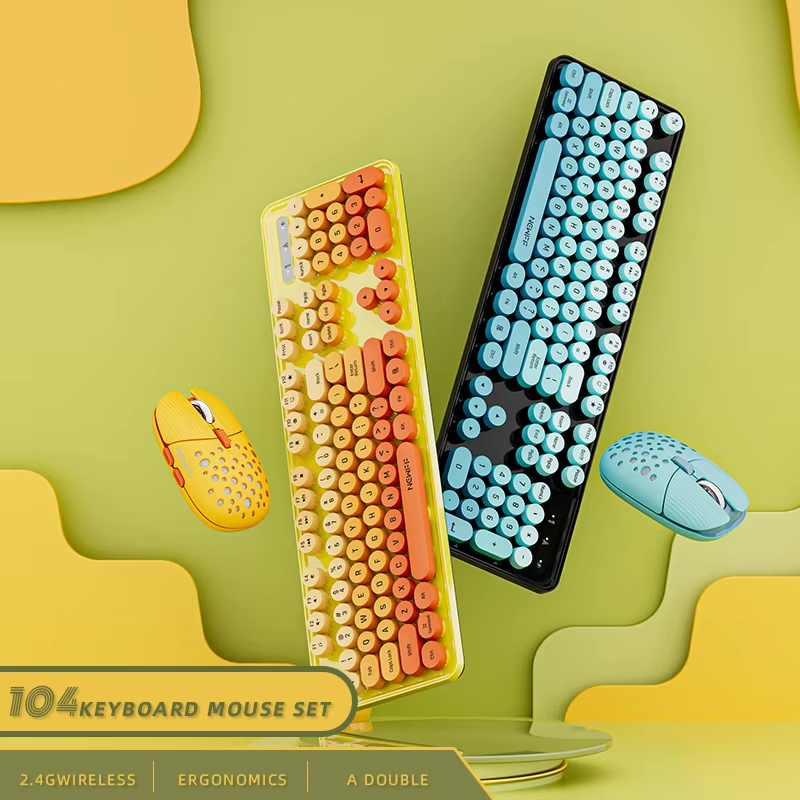 104 Keys 2.4G Wireless Gaming  - огляд і ціна Retro Gaming Kc