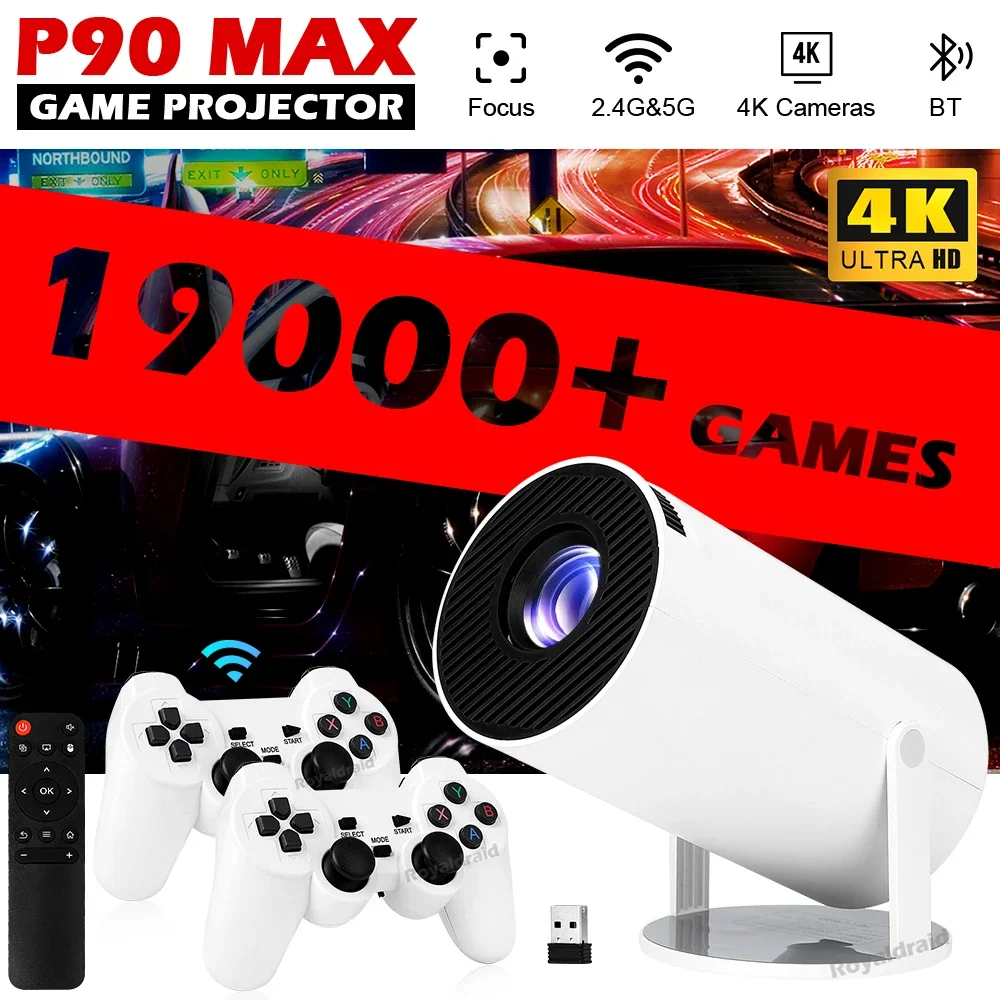 P90 Max Video Game Console w 2 - огляд і ціна Retro Gaming And Projector