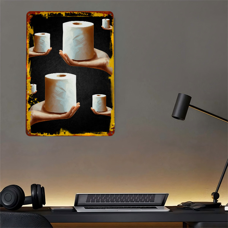 Hands Holding Toilet Paper Rol - огляд і ціна Retro Gaming Wallpaper
