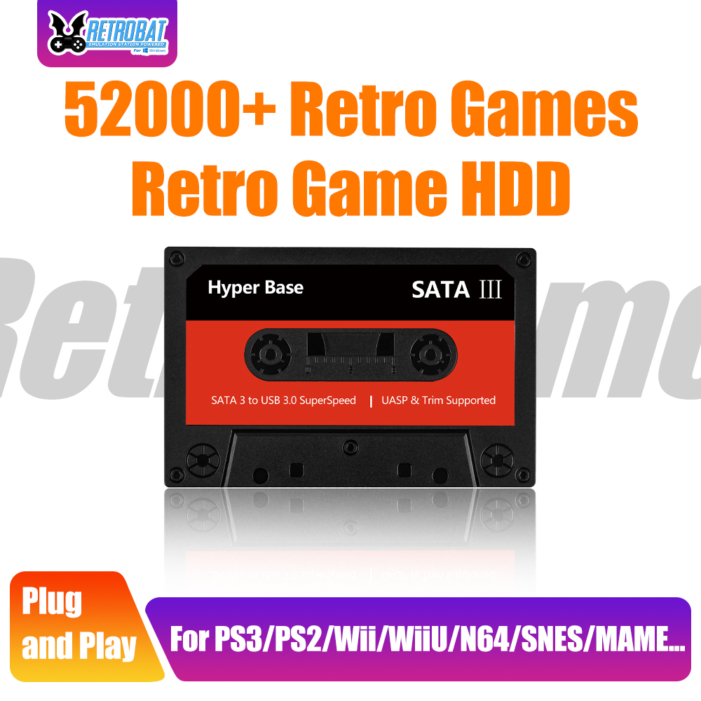 500GB/2TB Gaming HDD Batocera  - огляд і ціна Retro Gaming For Windows