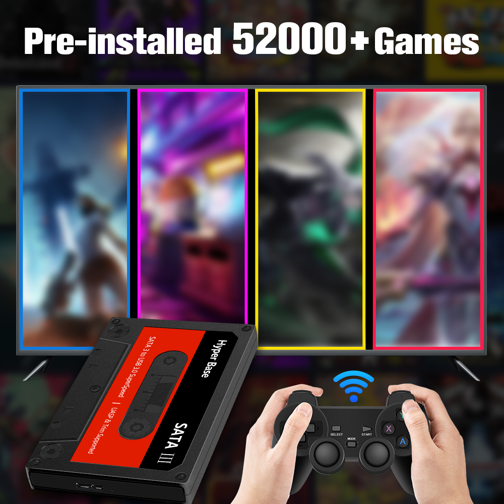 500GB/2TB Gaming HDD Batocera  - огляд і ціна Retro Gaming For Windows