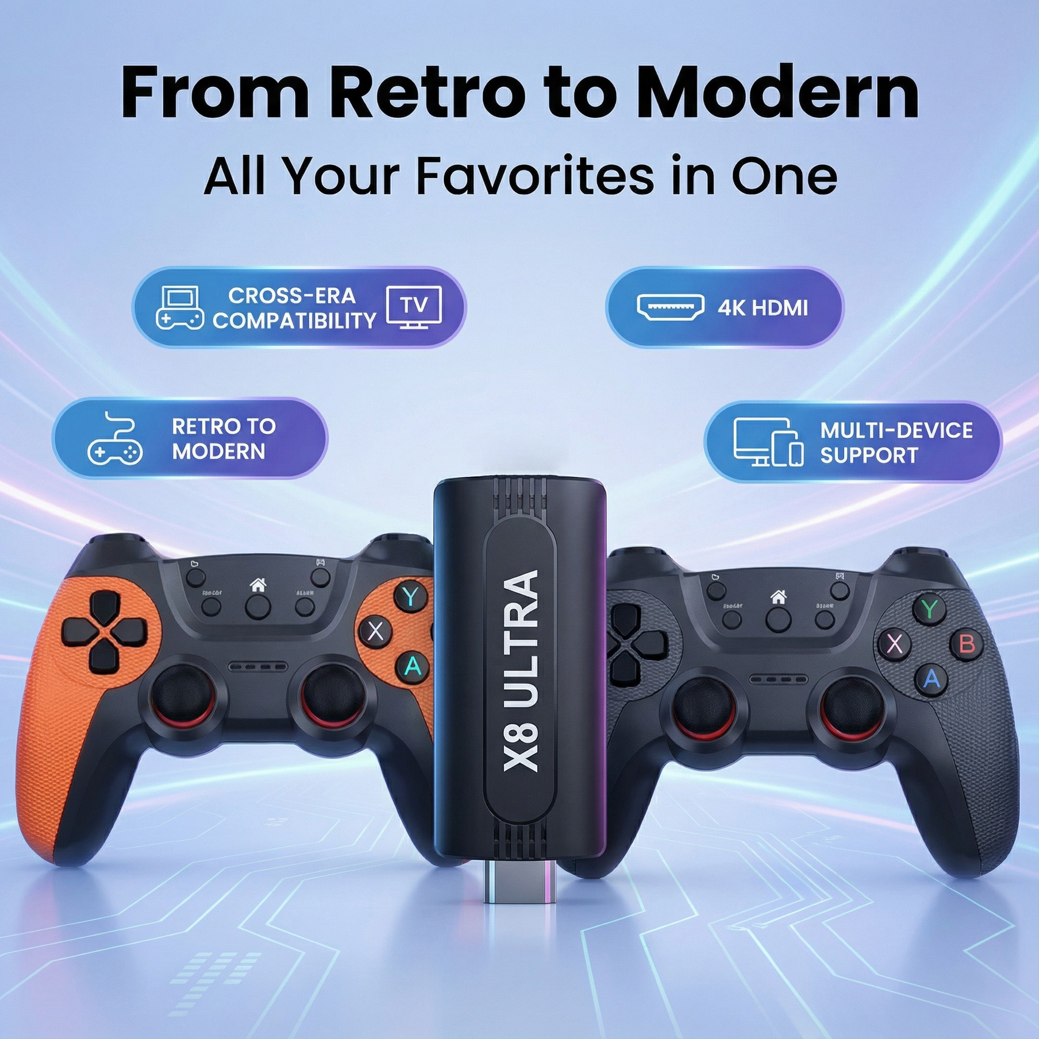 X8 Ultra Wireless Game Stick 1 - огляд і ціна Retro Gaming Game Stick