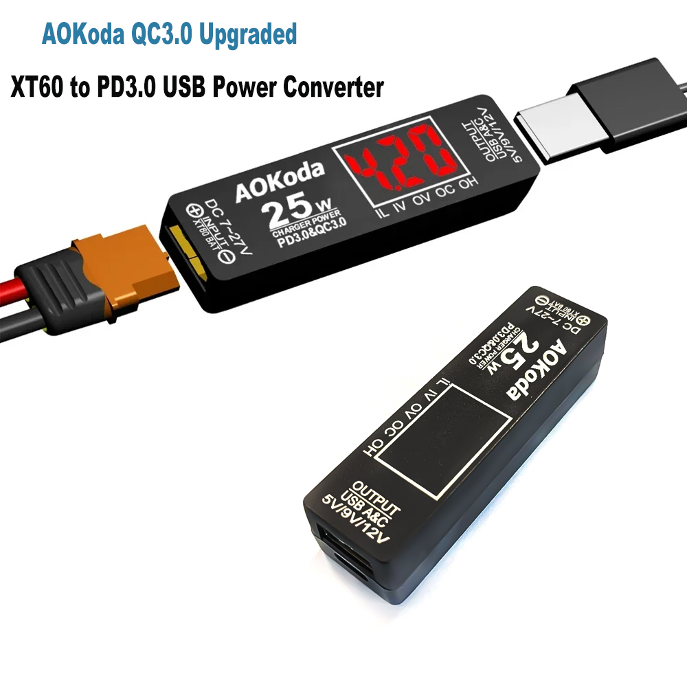AOKoda Power Converter Adapter - огляд і ціна Controller Adapter Usb
