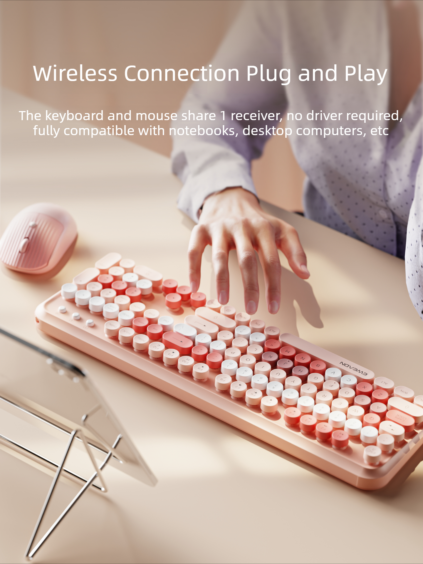 EWEADN V96 Wireless Keyboard M - огляд і ціна Retro Gaming For Windows