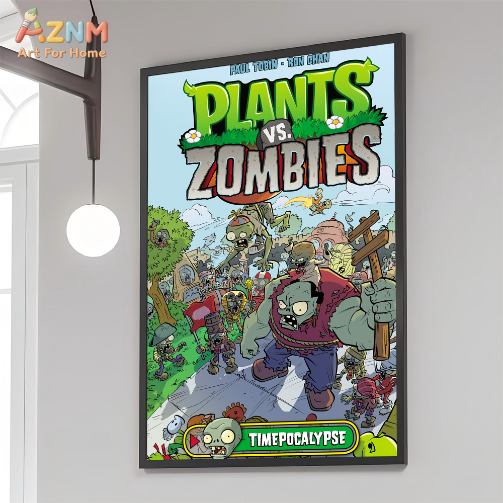 AZNM Plants vs Zombies Game Ca - огляд і ціна Retro Gaming Wallpaper