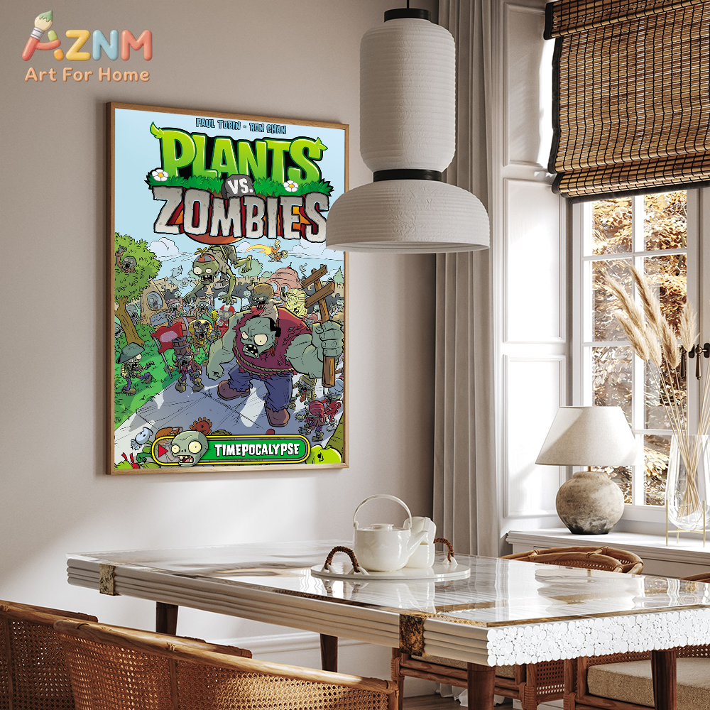 AZNM Plants vs Zombies Game Ca - огляд і ціна Retro Gaming Wallpaper