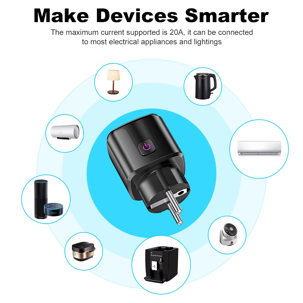 20A AC100-240V Wifi Smart Plug - огляд і ціна Crt Monitor Stand