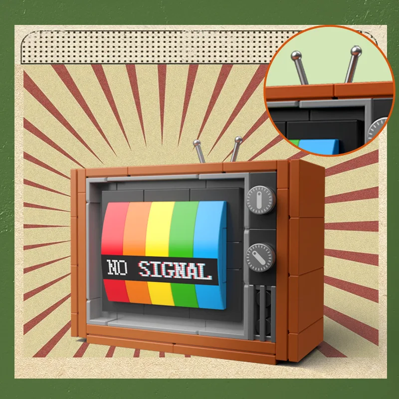 Retro DIY Building Blocks TV R - огляд і ціна Retro Gaming Handheld