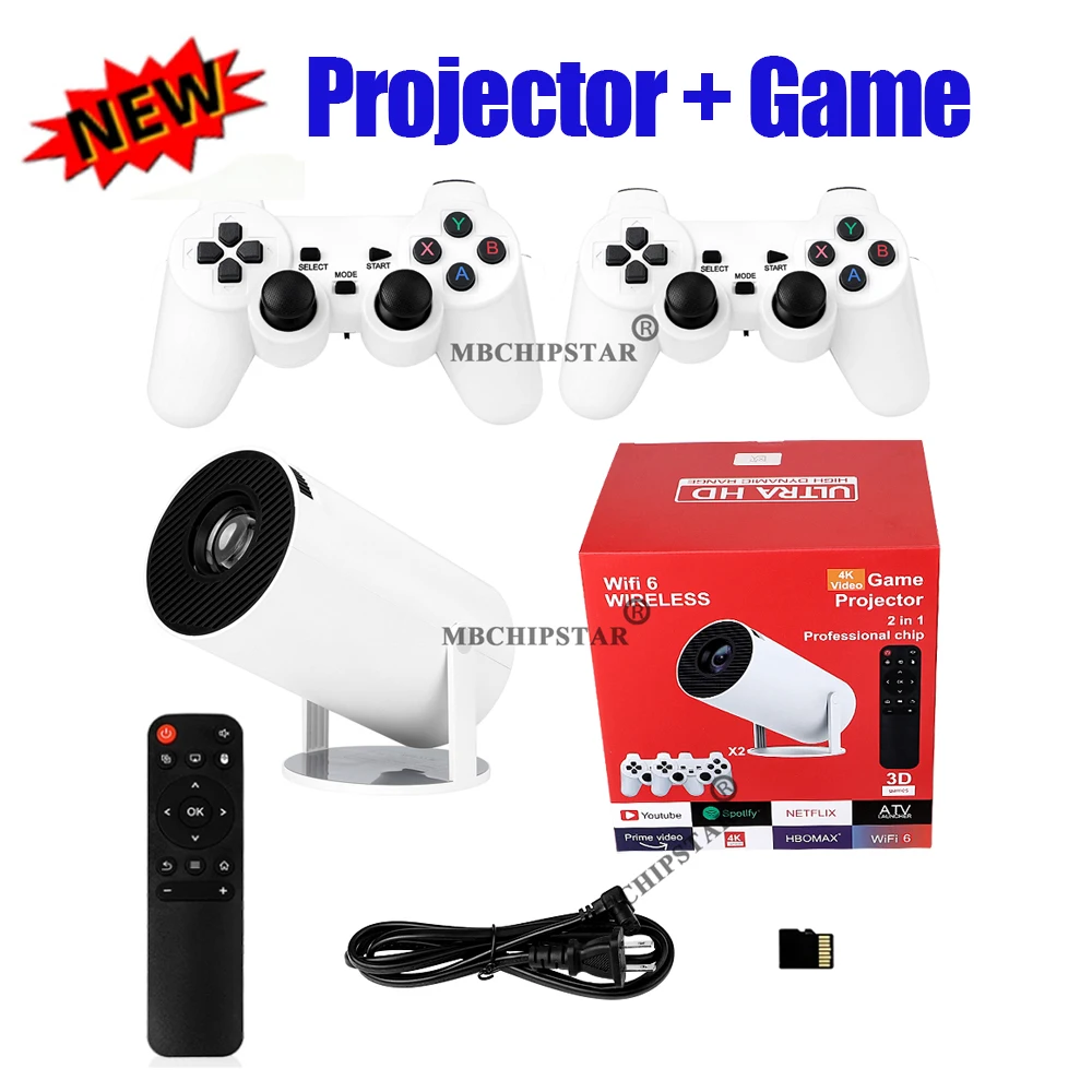 H90PRO 4K Gaming Projector 190 - огляд і ціна Retro Gaming And Projector