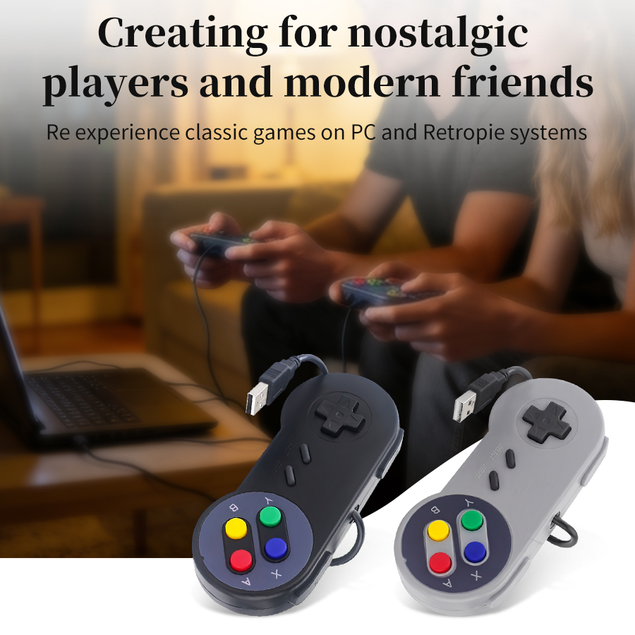 Wired USB Gamepad Retro Gaming - огляд і ціна Retro Gaming For Windows