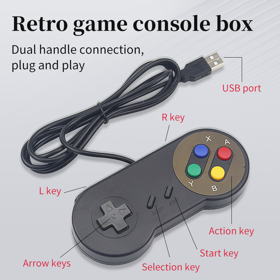 Wired USB Gamepad Retro Gaming - огляд і ціна Retro Gaming For Windows