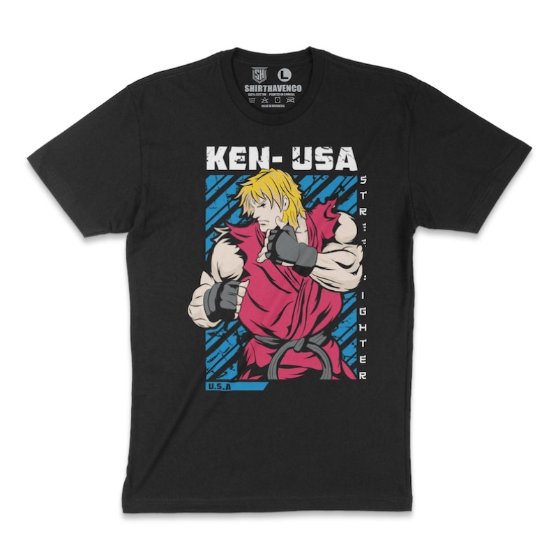00012648#A-Ken T-Shirt Street  - огляд і ціна Retro Gaming Kent