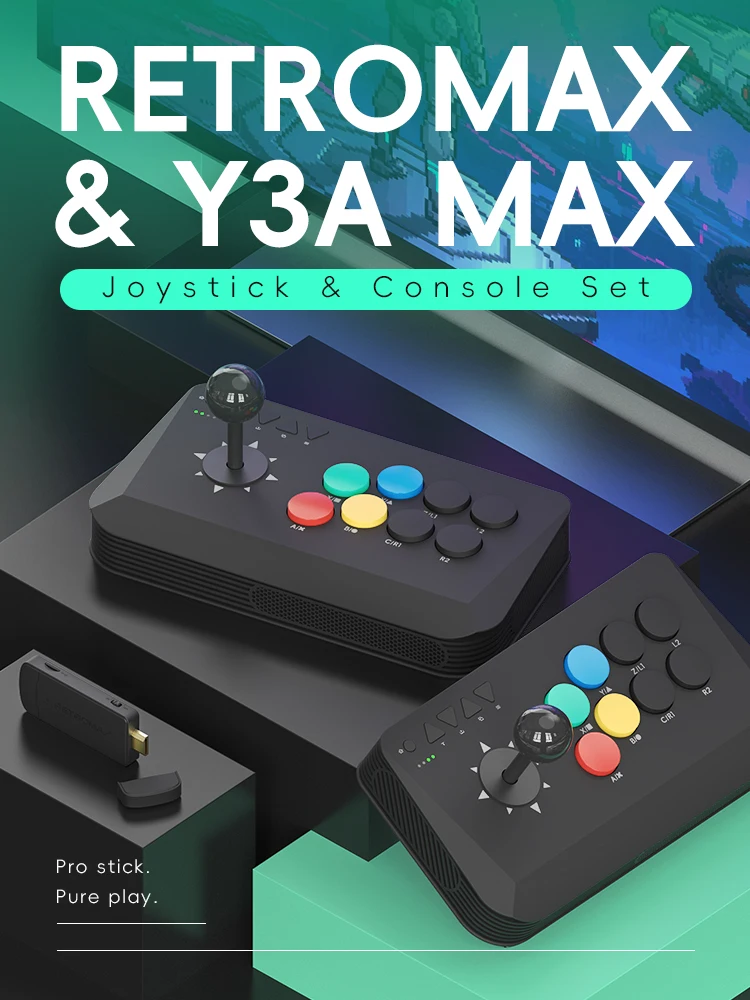 Wireless Y3A Max Arcade Stick  - огляд і ціна Retro Gaming Game Stick