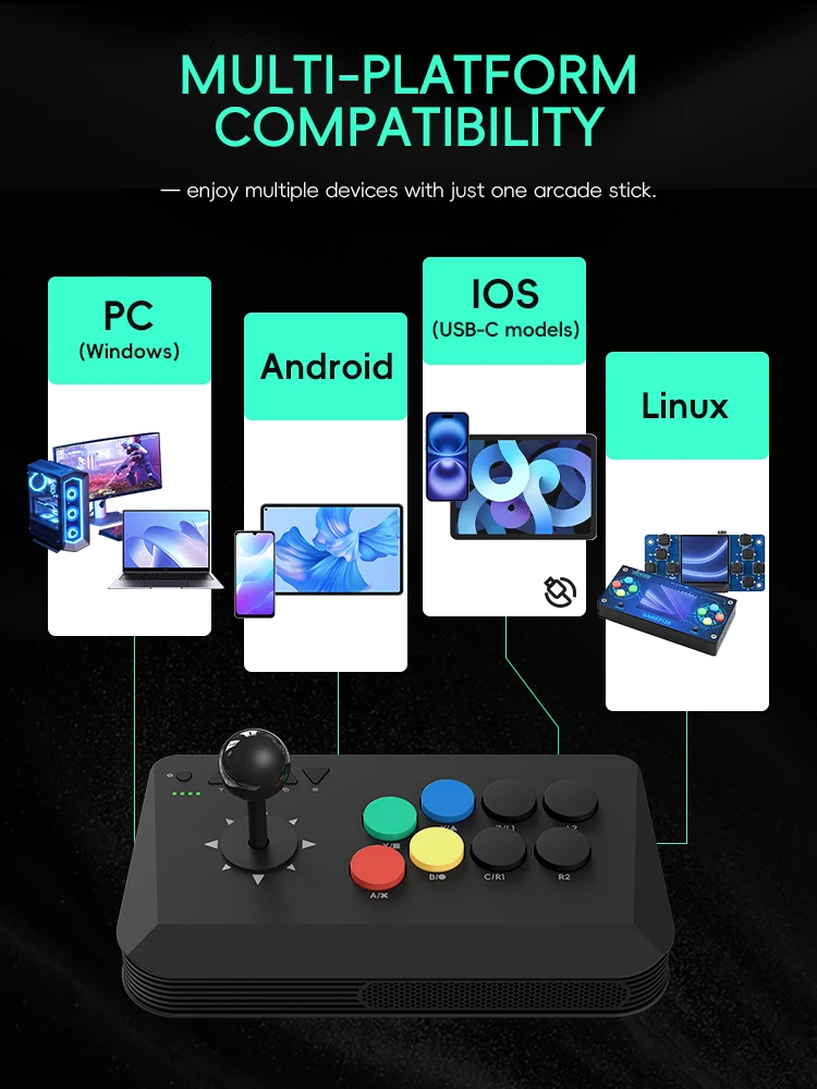 Wireless Y3A Max Arcade Stick  - огляд і ціна Retro Gaming Game Stick