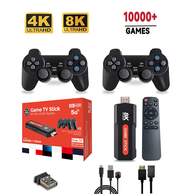 X2 Game Stick HD 4K 8K 3D Cons - огляд і ціна Retro Gaming Game Stick