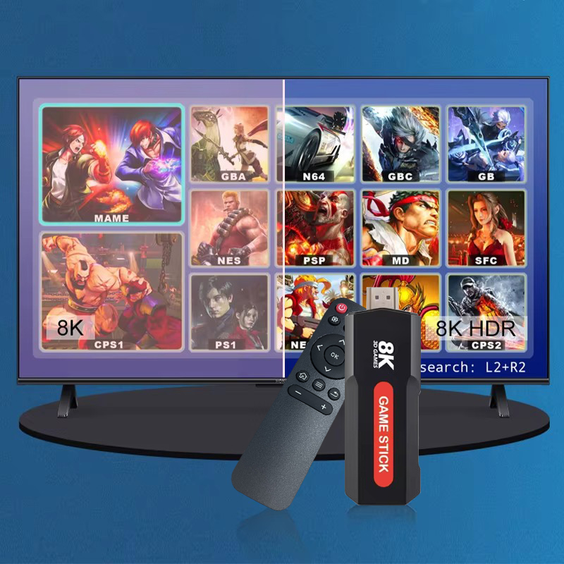 X2 Game Stick HD 4K 8K 3D Cons - огляд і ціна Retro Gaming Game Stick