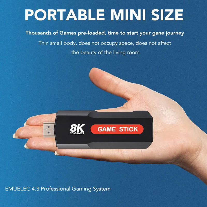 X2 Game Stick HD 4K 8K 3D Cons - огляд і ціна Retro Gaming Game Stick