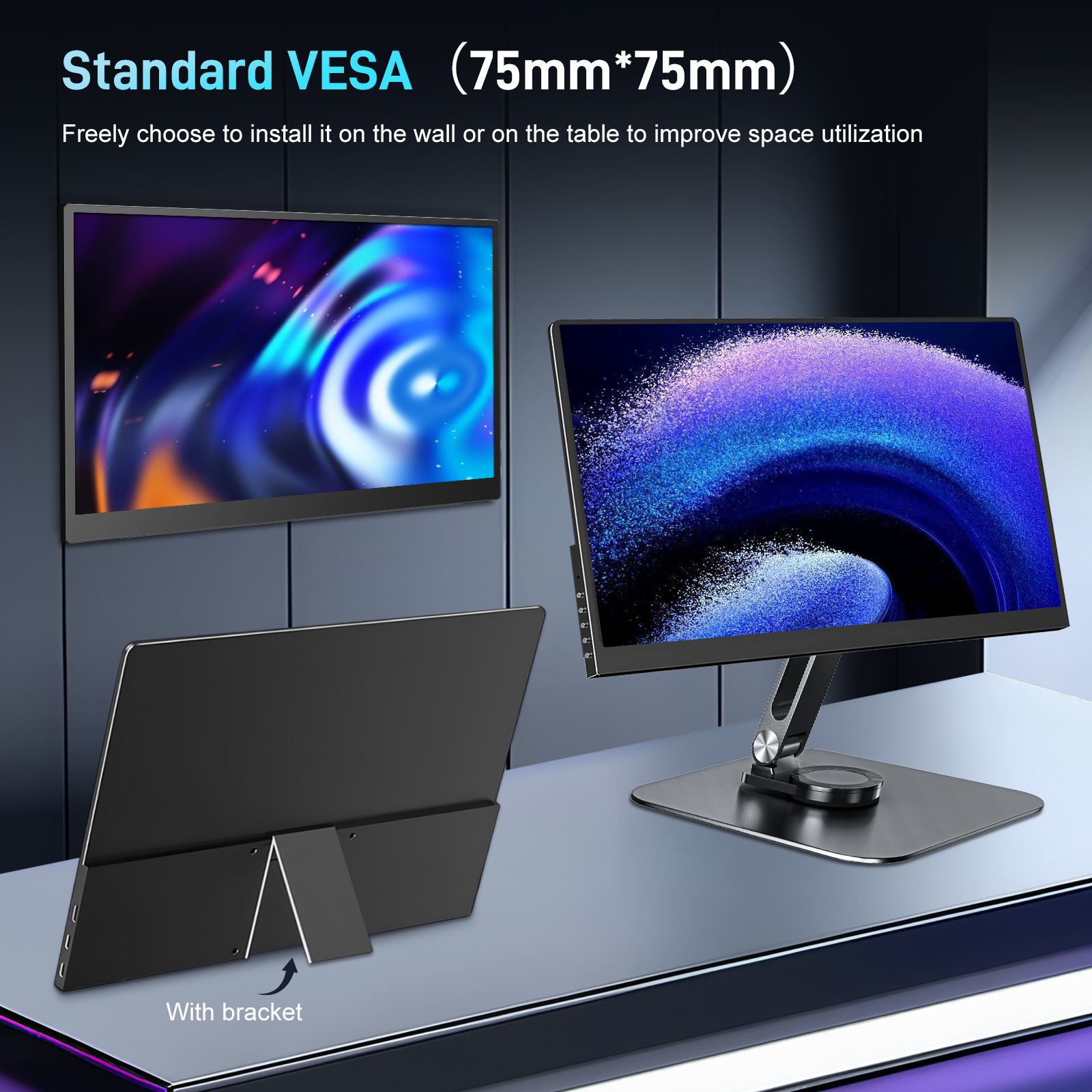 4K Portable Monitor 15.6 inch  - огляд і ціна Crt Monitor Stand