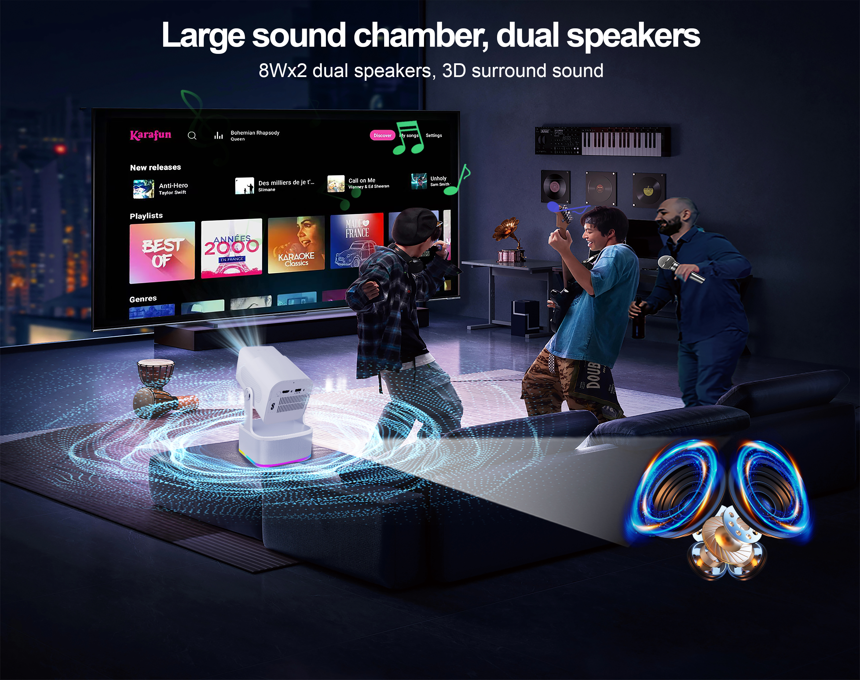 New Zoku HCS350PLUS Android Ga - огляд і ціна Retro Gaming And Projector
