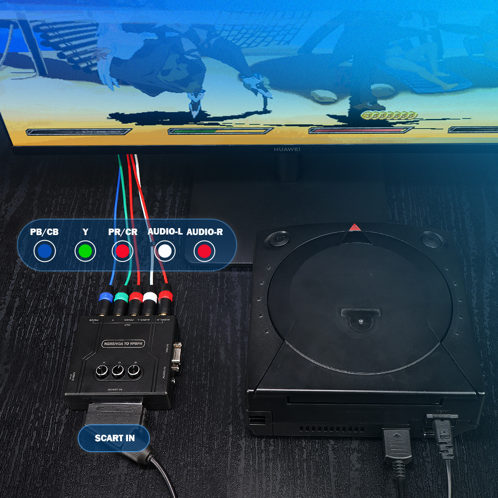 RGBS VGA to YPBPR Component Co - огляд і ціна Retro Gaming Handheld